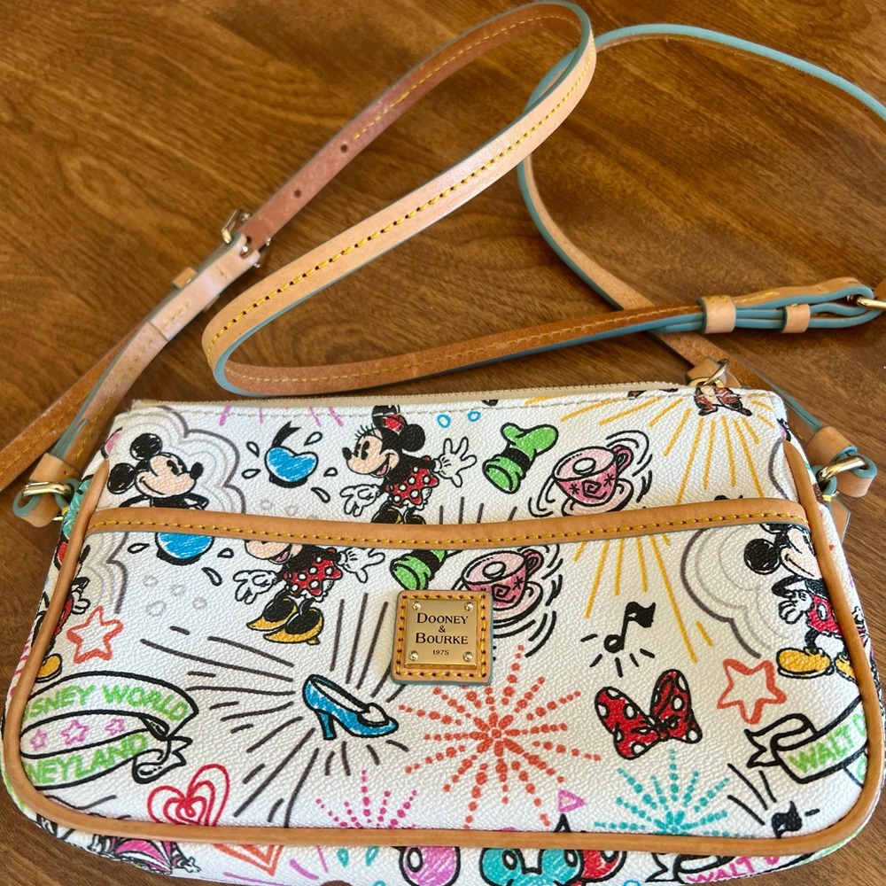 Disney Dooney & Bourke Sketch Pouchette